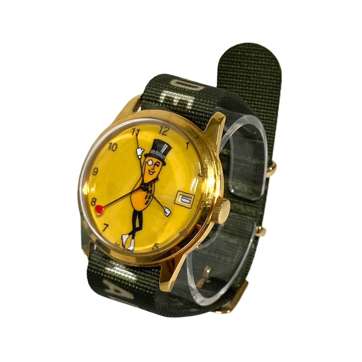 【中古】 HUMAN MADE　 MR PEANUT MILITARY WATCH 腕時計 グリーン、イエロー 【280226】（ヒューマンメイド） 18,645円