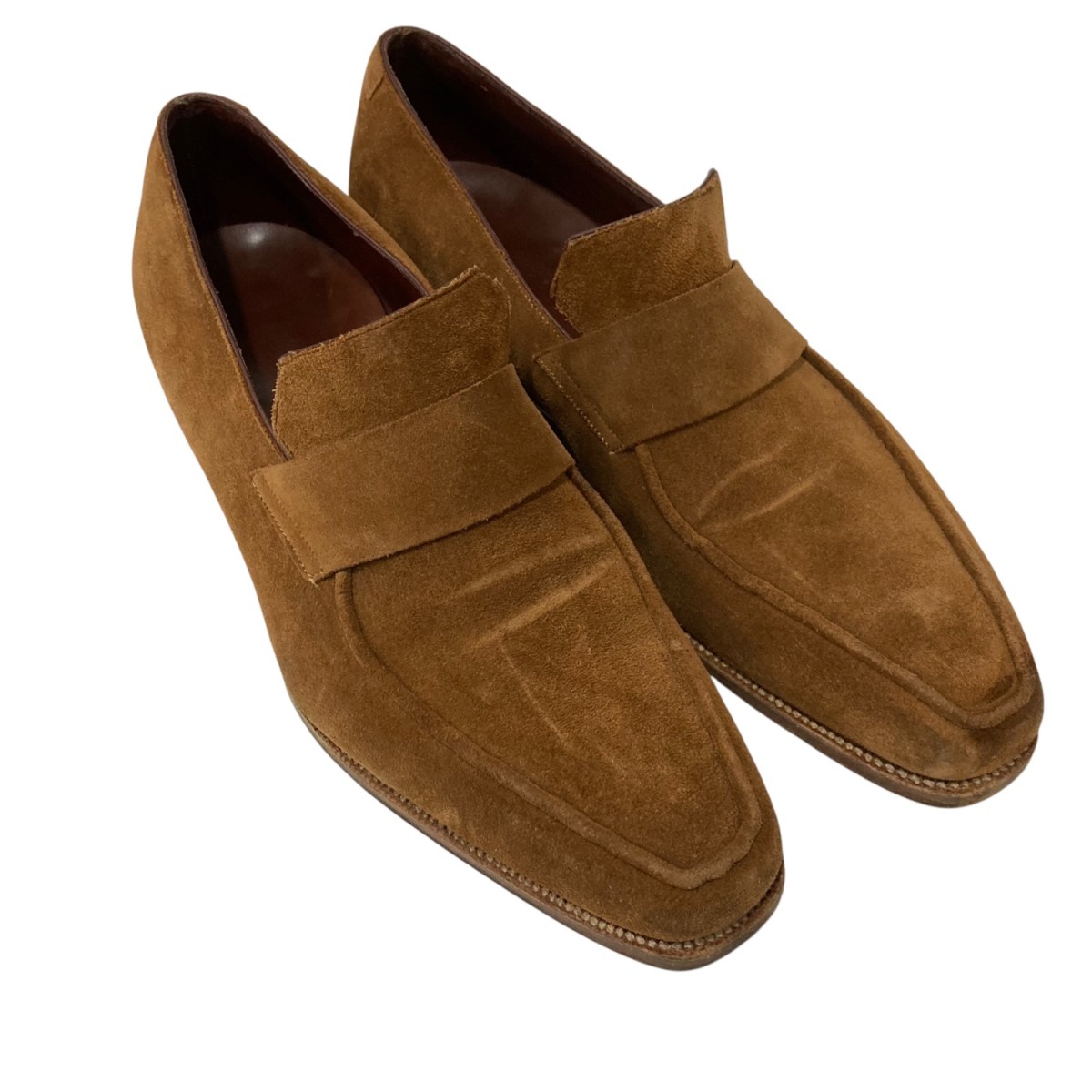 【中古】 CORTHAY ローファー ベージュ サイズ：8 【価格見直し】