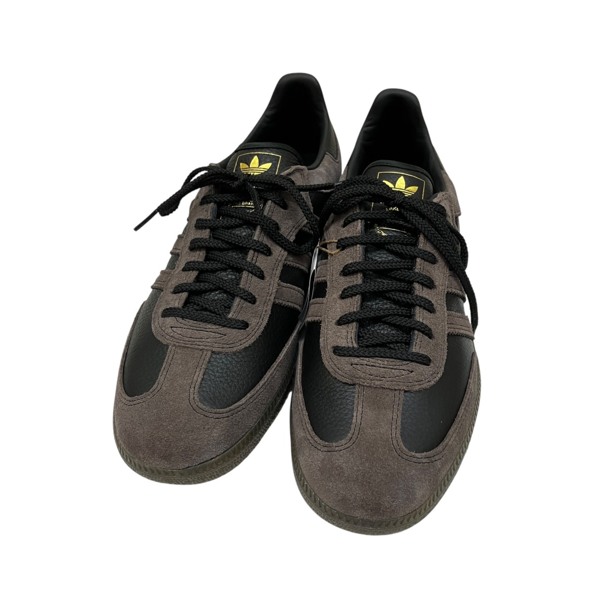 【中古】 adidas×Kader Sylla　 SAMBA ADV X KADER スニーカー IF9235 ブラウン サイズ：28cm 【280226】（アディダス）