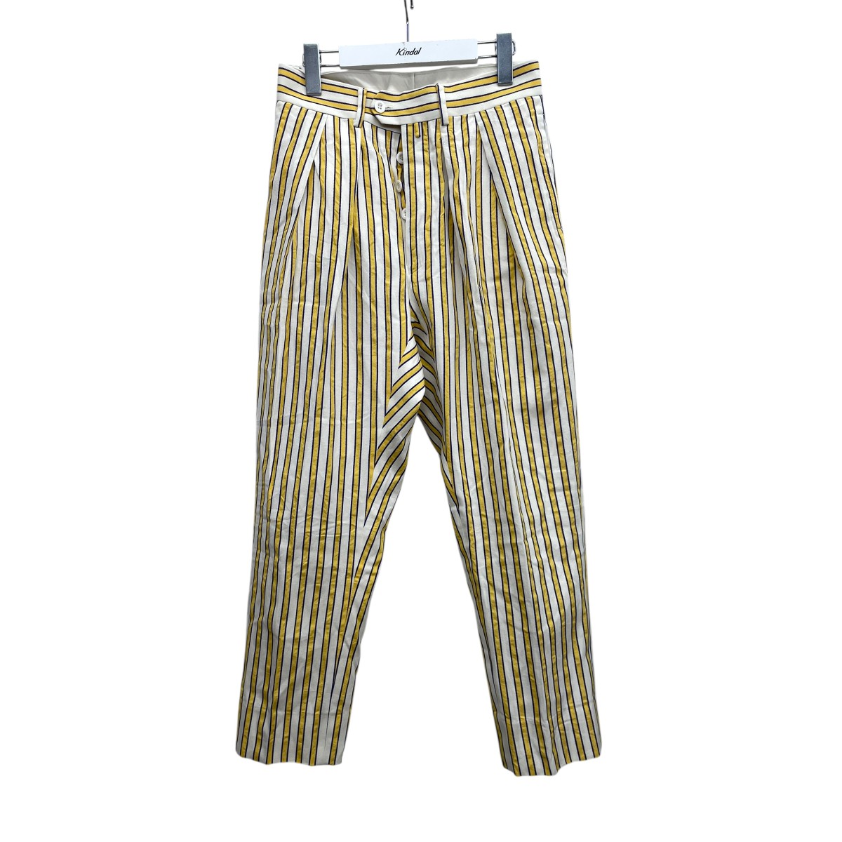【中古】 NEAT　 ストライプパンツ イエロー サイズ：42 【280226】（ニート）
