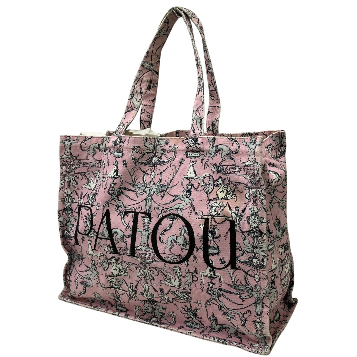 【中古】 Patou　 トートバッグ ピンク 【280226】（パトゥ）