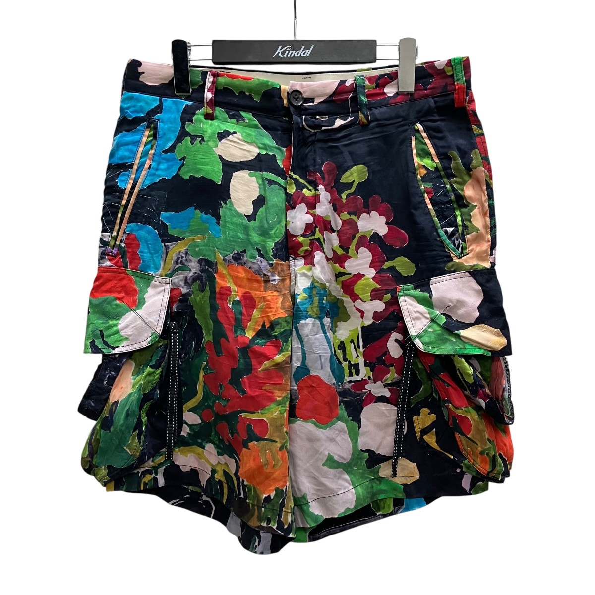 【中古】 KHOKI 総柄ハーフパンツ マルチカラー サイズ：2 【価格見直し】