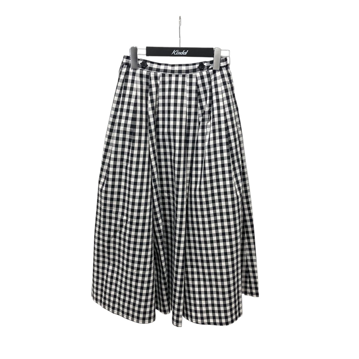 【中古】 Tsuru by Mariko Oikawa　 25SS Birgitta ギンガムチェック スカート SK-1253401 ブラック×ホワイト サイズ：36 【280226】（ツルバイマリコオイカワ） 14,326円