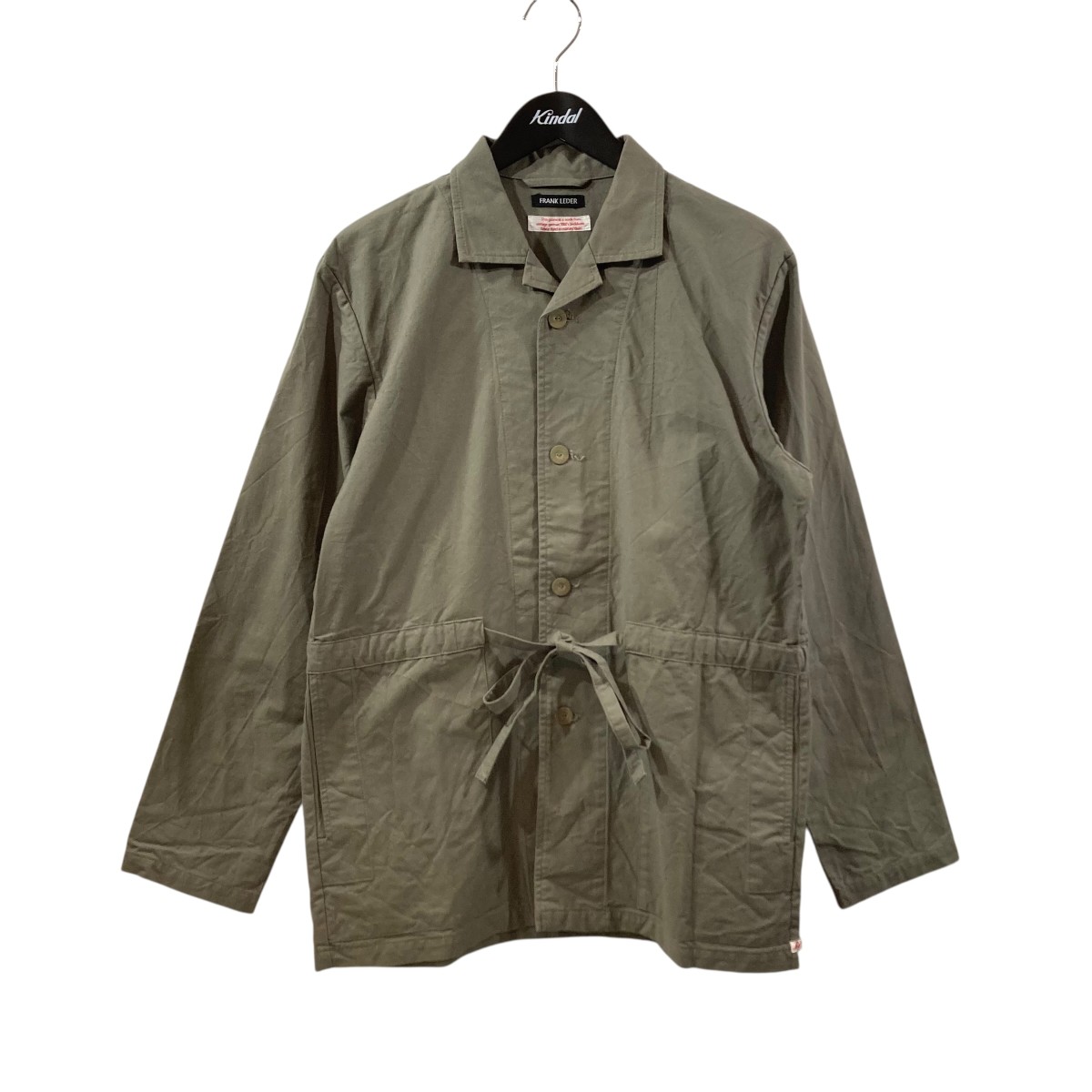 【中古】 FRANK LEDER　 シャツジャケット 0216013 グレー サイズ：S 【280226】（フランクリーダー）