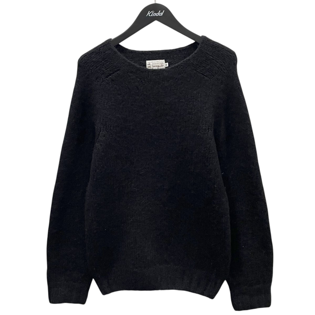 【中古】 INVERALLAN　 ニットセーター ブラック サイズ：38 【280226】（インバーアラン）