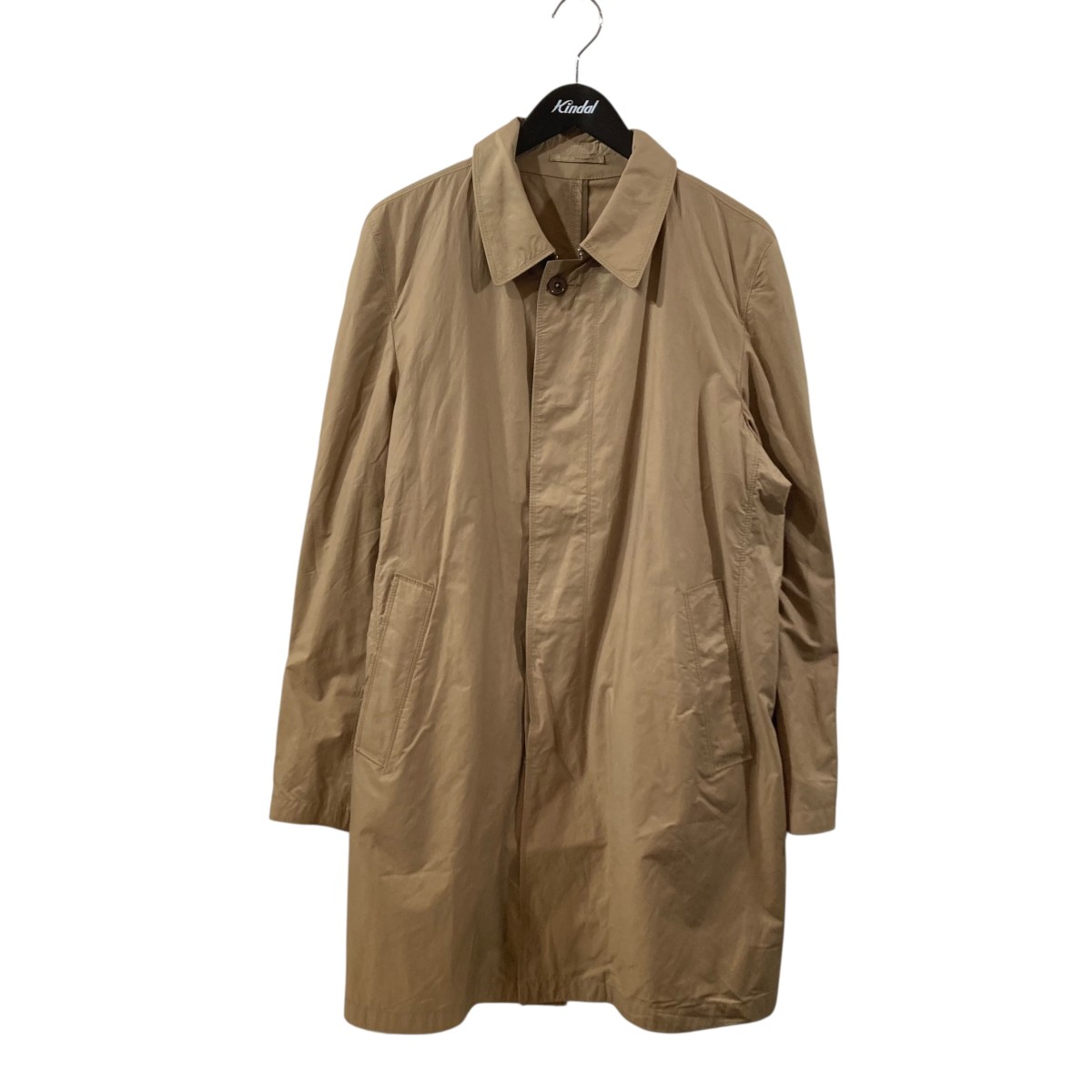 【中古】HERNO ステンカラー厚地の外套 404197 ベージュ 大きさ：48 【040626】（地獄ノ）
