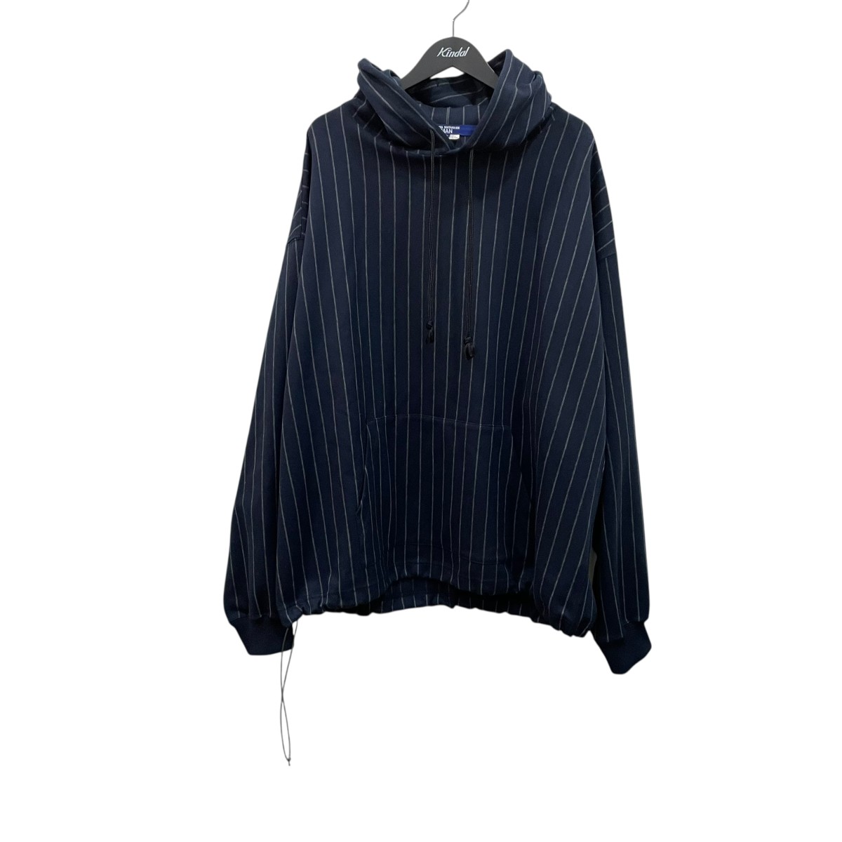 【中古】JUNYA WATANABE MAN ストライプ柄 パーカー WN-T015 ネイビー サイズ:L 【210726】(ジュンヤワタナベマン)|ブランド古着のカインドオル
