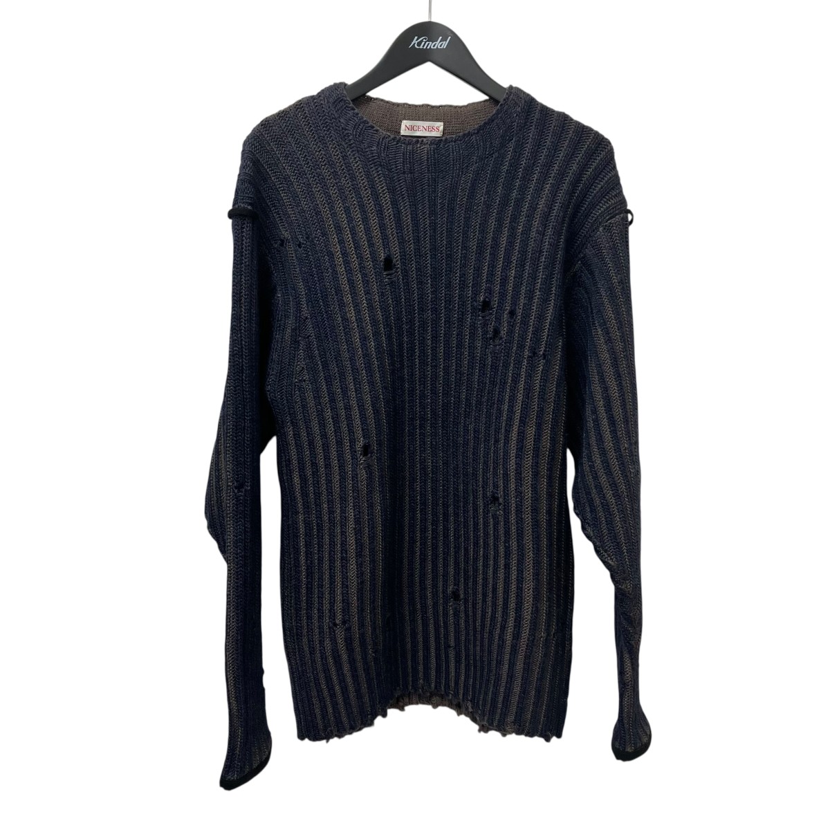 【中古】NICENESS BONNIE 朦々たる編み物 NN-2402K12 米国海軍 大きさ：M 【030626】（好いたらしいネス）