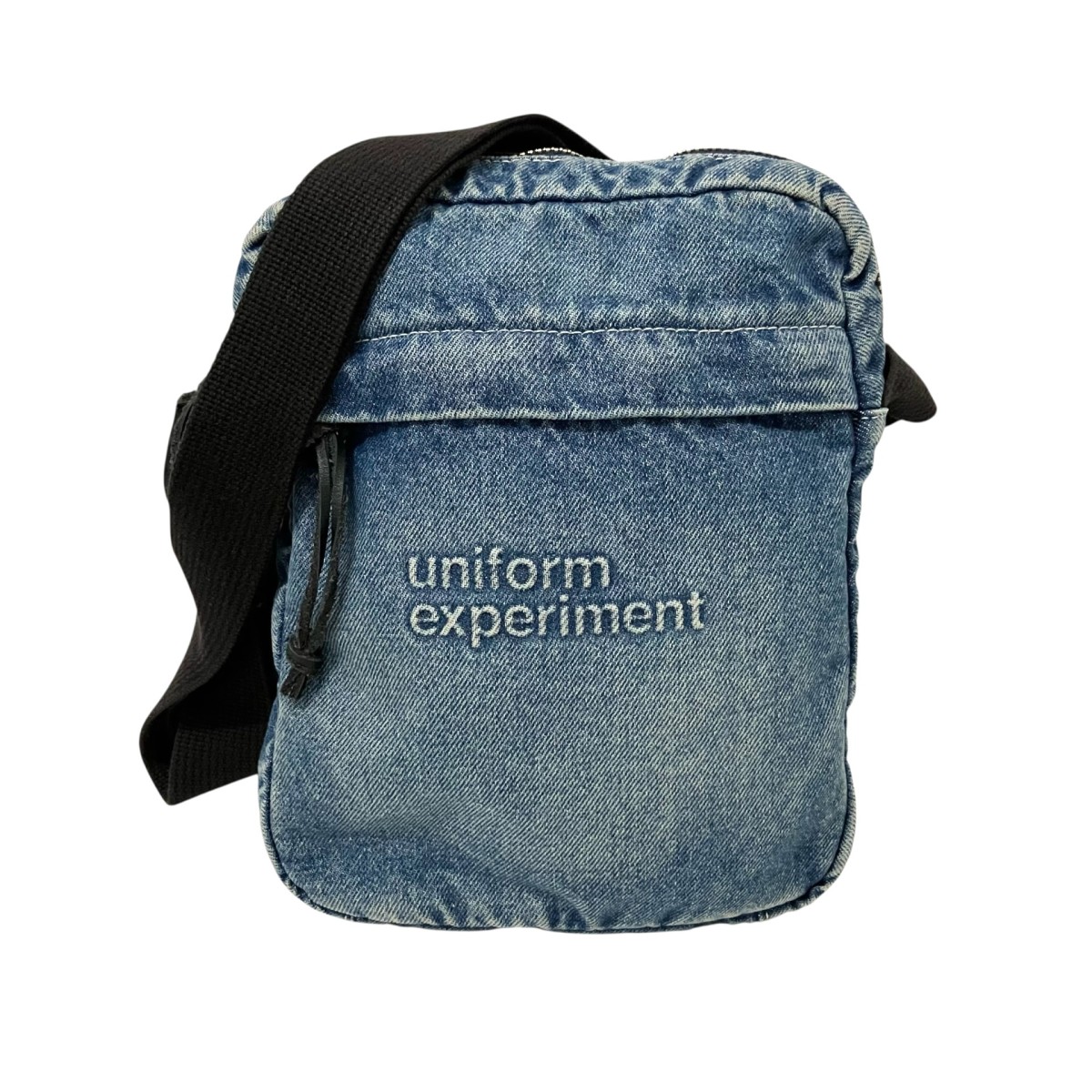 【中古】 uniform experiment　 DENIM SHOULDER BAG ショルダーバッグ UE 242040 ブルー 【010326】（ユニフォームエクスペリメント）