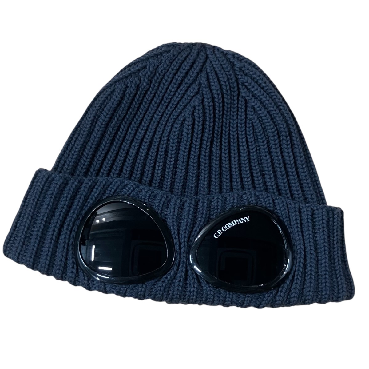【中古】C．P COMPANY ゴーグルニットキャップ 薄墨色 大いさ：UNI 【010326】（シーピーカンパニー）