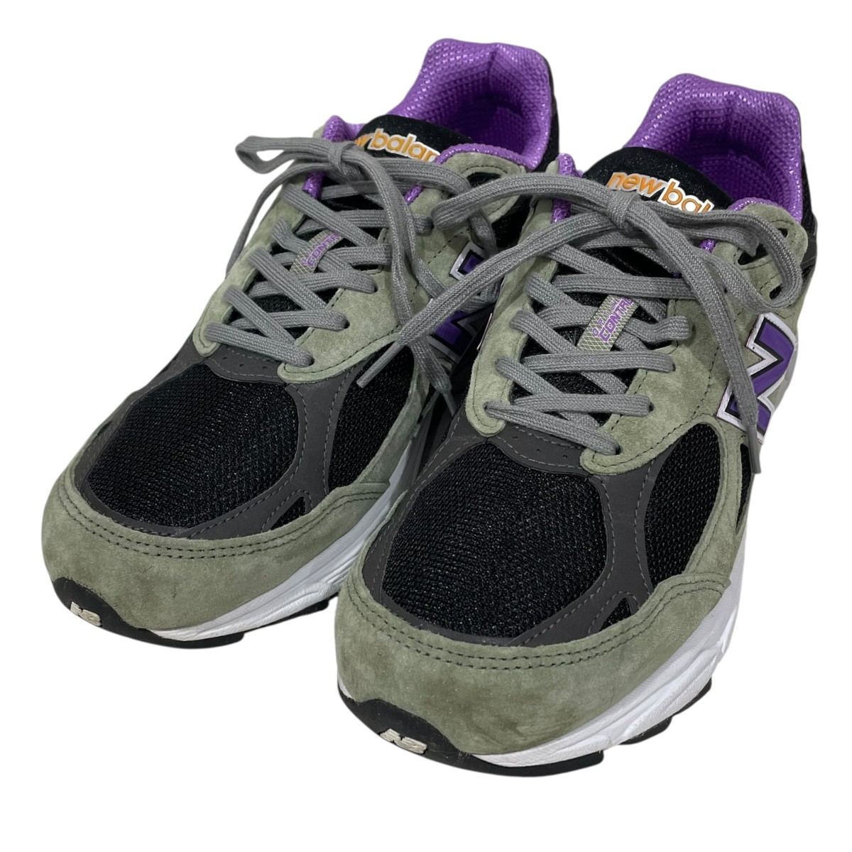 【中古】 NEW BALANCE　 スニーカー M990TC3 MADE IN USA オリーブ・パープル サイズ：28cm 【010326】（ニューバランス）