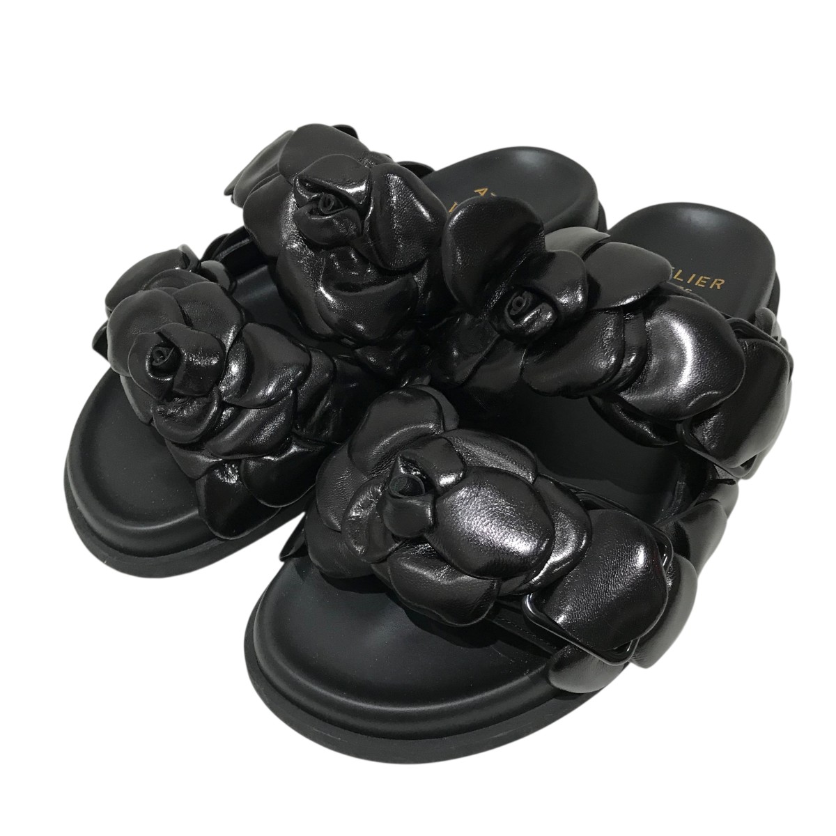 【中古】 VALENTINO　 ATELIER SHOES サンダル VW2S0AX0 ブラック サイズ：36 【020326】（ヴァレンチノ）