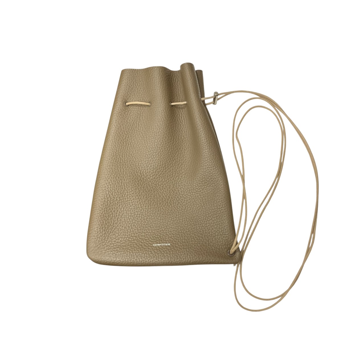 【中古】 Hender Scheme　 レザーショルダーバッグ カーキ 【030326】（エンダースキーマ）
