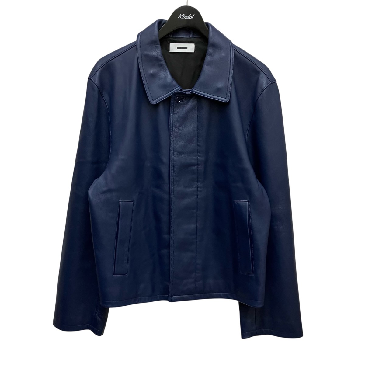 【中古】REVERBERATE ST LEATHER JACKET 青色 大きさ：2 【050626】（リバーバレイト）