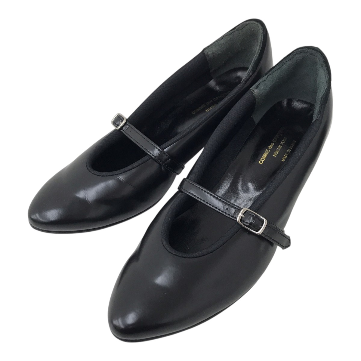 【中古】 COMME des GARCONS HOMME PLUS 21AW ヒールパンプス PH-K104-001-1-4 ブラック サイズ：26.0cm 【価格見直し】