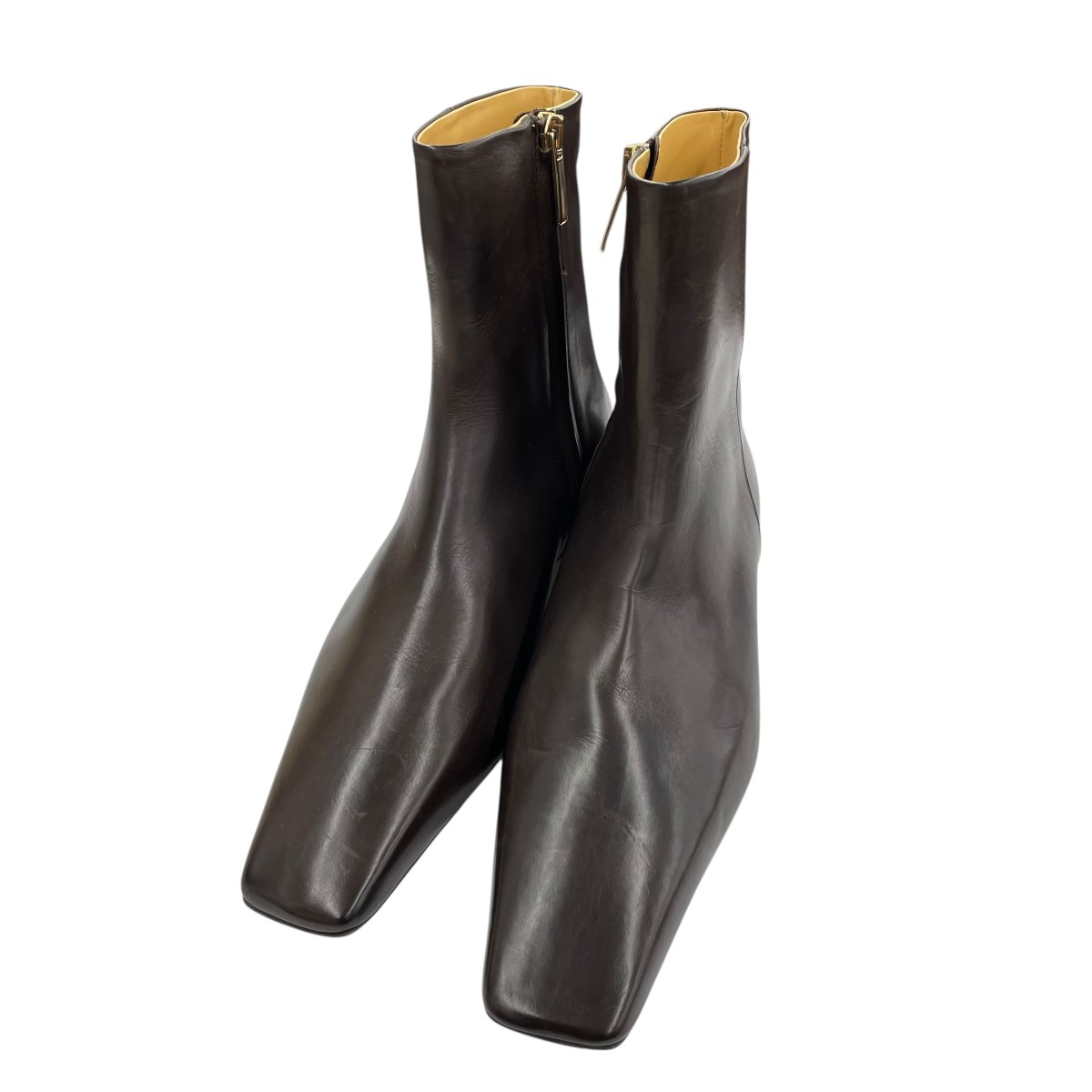 【中古】 nanushka　 サイドZIPブーツ NW23RSSO02378 ブラウン サイズ：36 【030326】（ナヌーシュカ）