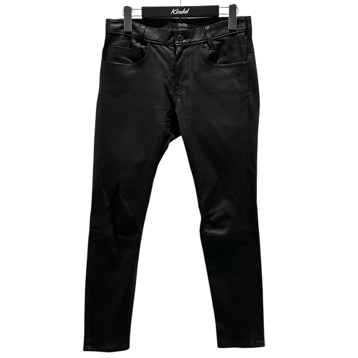 【中古】UNDERCOVER ラムレザーパンツ UCA4505 黒いこと 大きさ：1 【030326】（アンダー押しかぶせる）