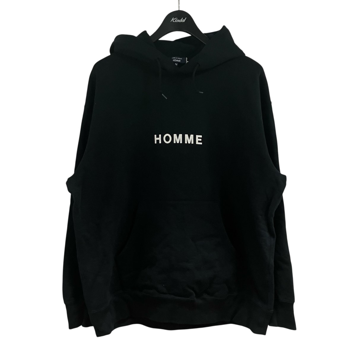 【中古】\u003cBR\u003eCOMME des GARCONS HOMME\u003cBR\u003eロゴプルオーバーパーカー 黒いこと 大きさ：M\u003cBR\u003e【必要経費思いかえす】