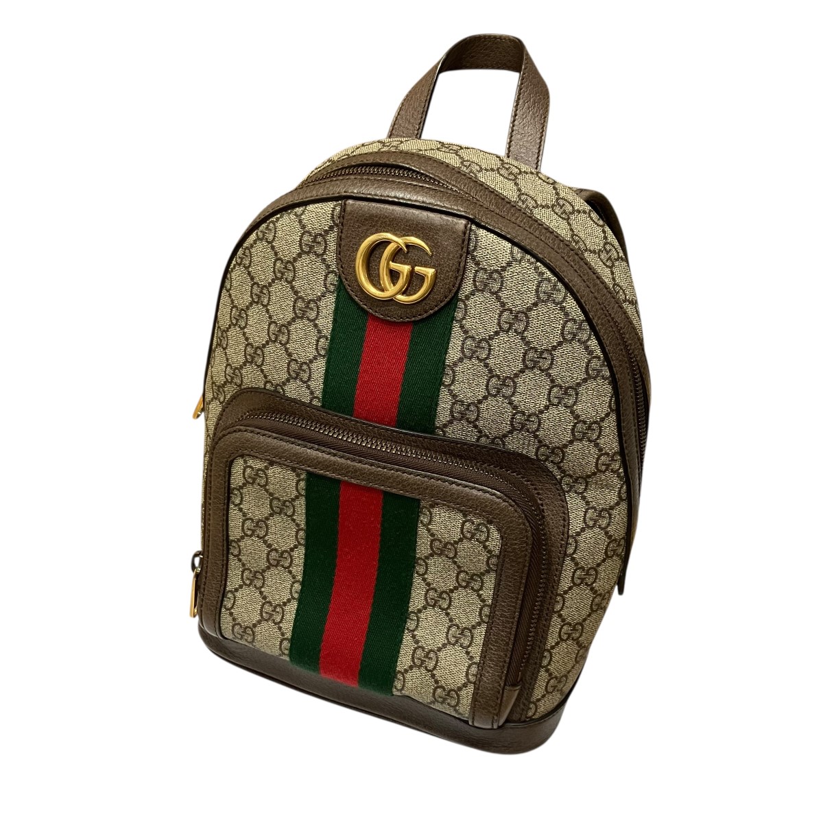 【中古】GUCCI オフィディア GG スモールバックパック ベージュ 大きさ：- 【030326】（グッチ）