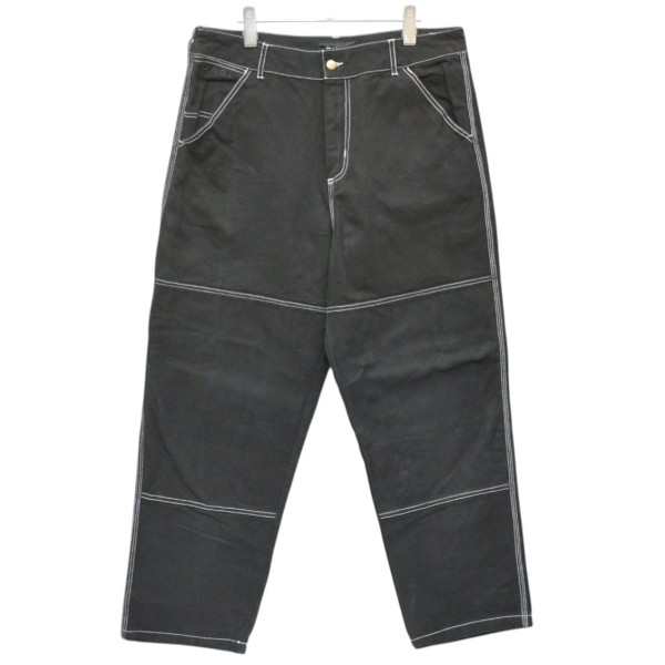 【中古】\u003cbr\u003eQUASI　\u003cbr\u003eUTILITY PANT　ユーティリティパンツ　ワイドパンツ ブラック サイズ：34 【030326】（クアジ）