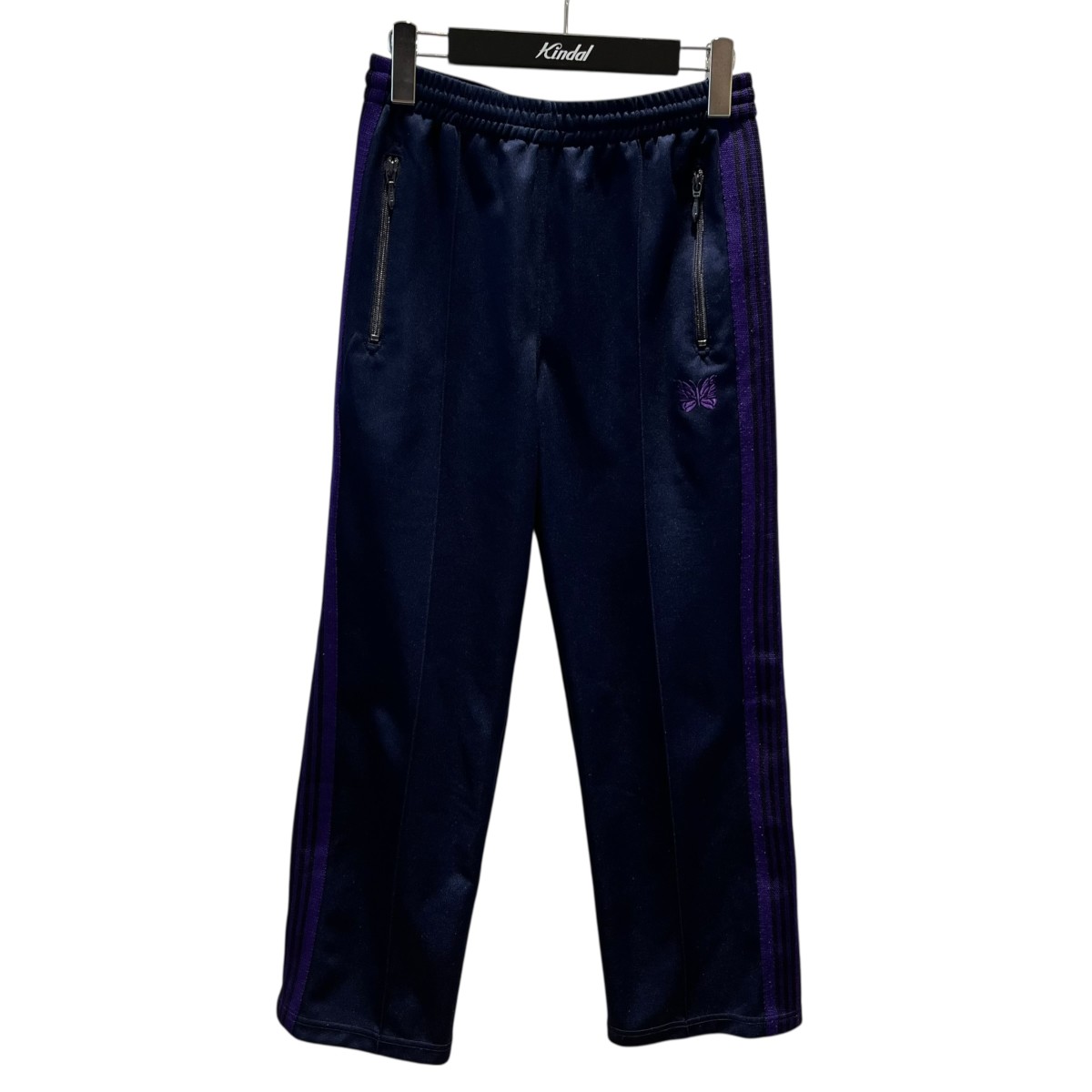 【中古】 Needles　 トラックパンツ KP406 ネイビー サイズ：XS 【030326】（ニードルズ）