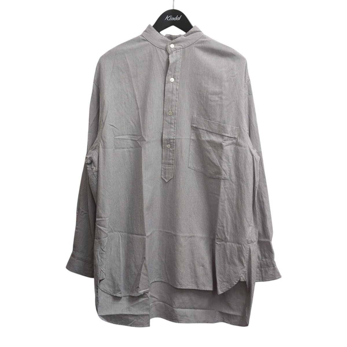 【中古】 COMOLI　 シャツ Y03-02013 グレー サイズ：2 【040326】（コモリ）