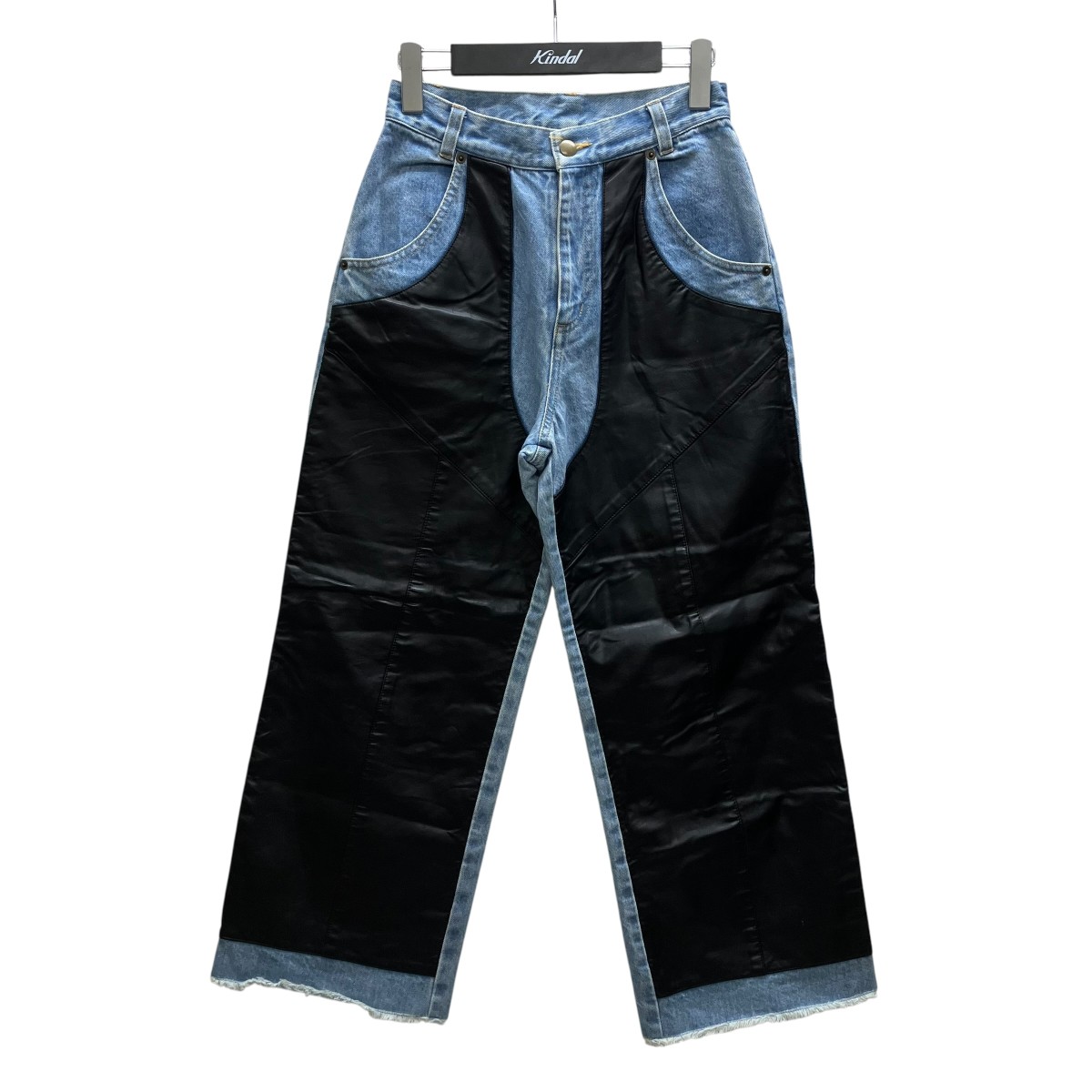 【中古】 LEINWANDE　 デニムパンツ ブルー×ブラック サイズ：M 【040326】（ラインヴァンド）
