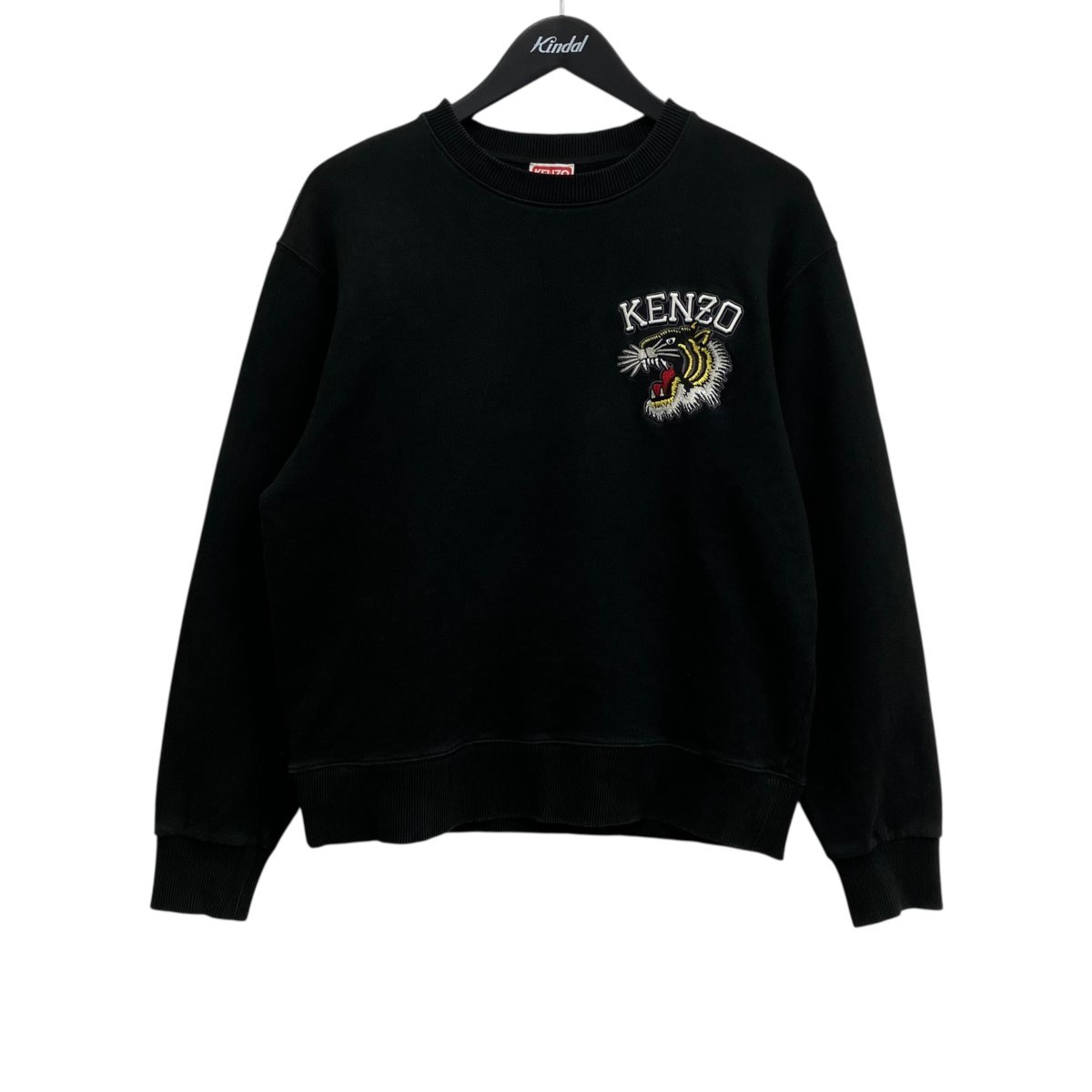 【中古】KENZO Varsity Jungle 黒いこと 大いさ：XS 【040326】（ケンゾー） メンズファッション-スウェット・トレーナー