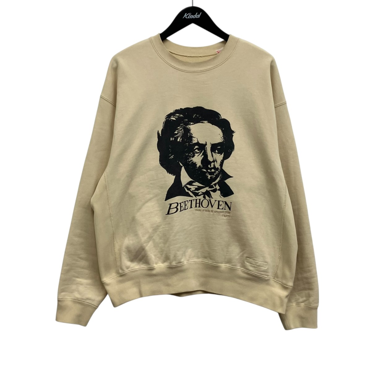 【中古】 YOUNG ＆ OLSEN The DRYGOODS STORE　 ベートーベンスウェット アイボリー サイズ：L 【040326】（ヤングアンドオルセンザドライグッズストア）