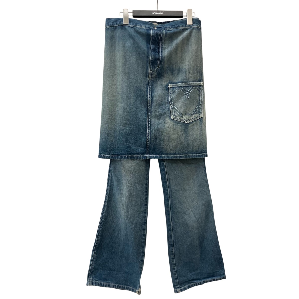 【中古】BASICS【Skirt Denim】 デニムパンツ S1.5-0604 インディゴ サイズ:S【価格見直し】|ブランド古着のカインドオル