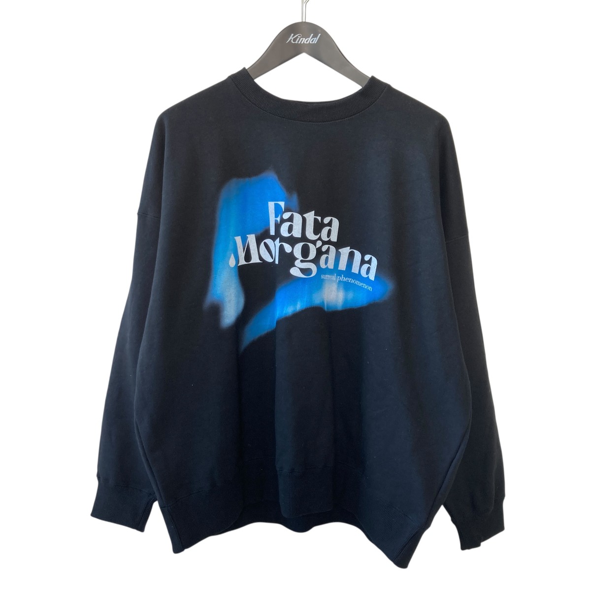 【中古】TAUPE FATAMORGANA LOOSE SWEAT SHIRTS スウェットトレーナー TPM26106003 黒いこと 大きさ：01 【050326】（トープ）