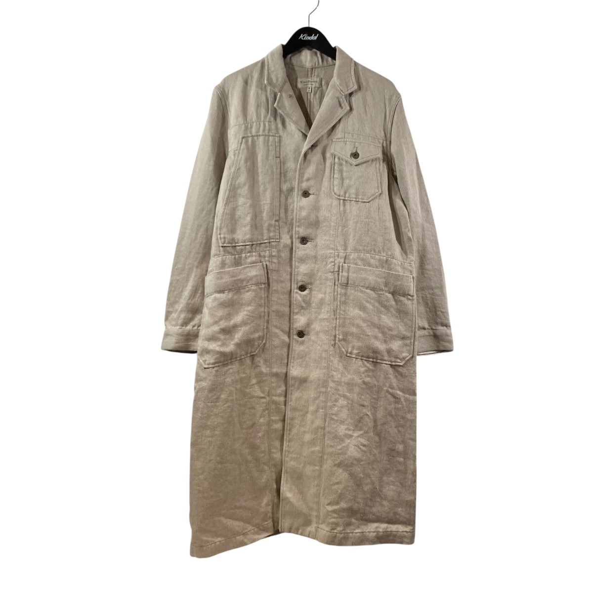 【中古】 Vlas Blomme ロングコート 134116 アイボリー サイズ：2 【価格見直し】
