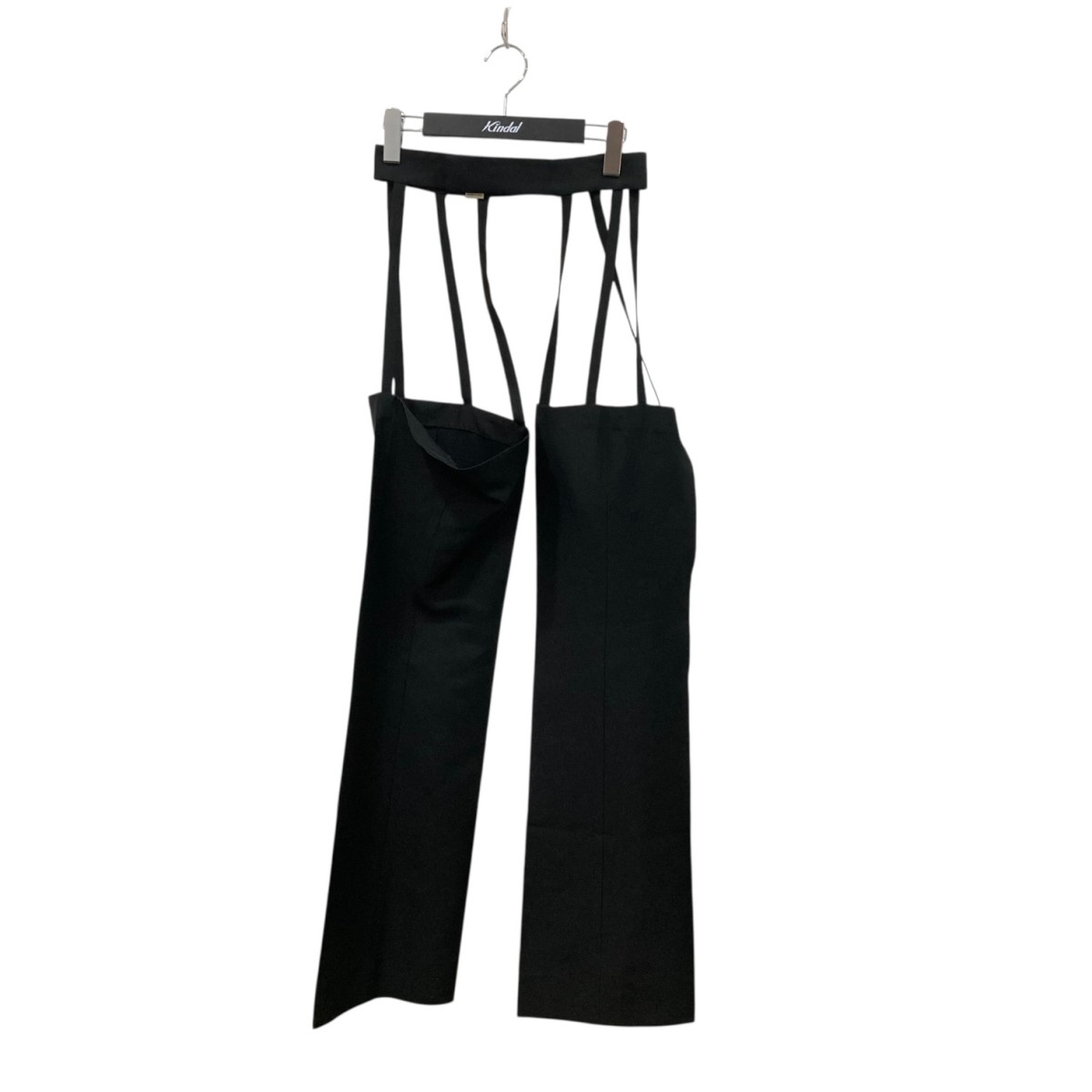 【中古】GUCCIレイヤードパンツ 738970 ／ZNAMKA ブラック サイズ：38【価格見直し】｜ブランド古着のカインドオル