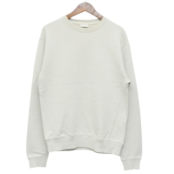【中古】 DRIES VAN NOTEN　 コットンスウェットシャツ　クルーネックトレーナー ベージュ サイズ：S 【040326】（ドリスヴァンノッテン）