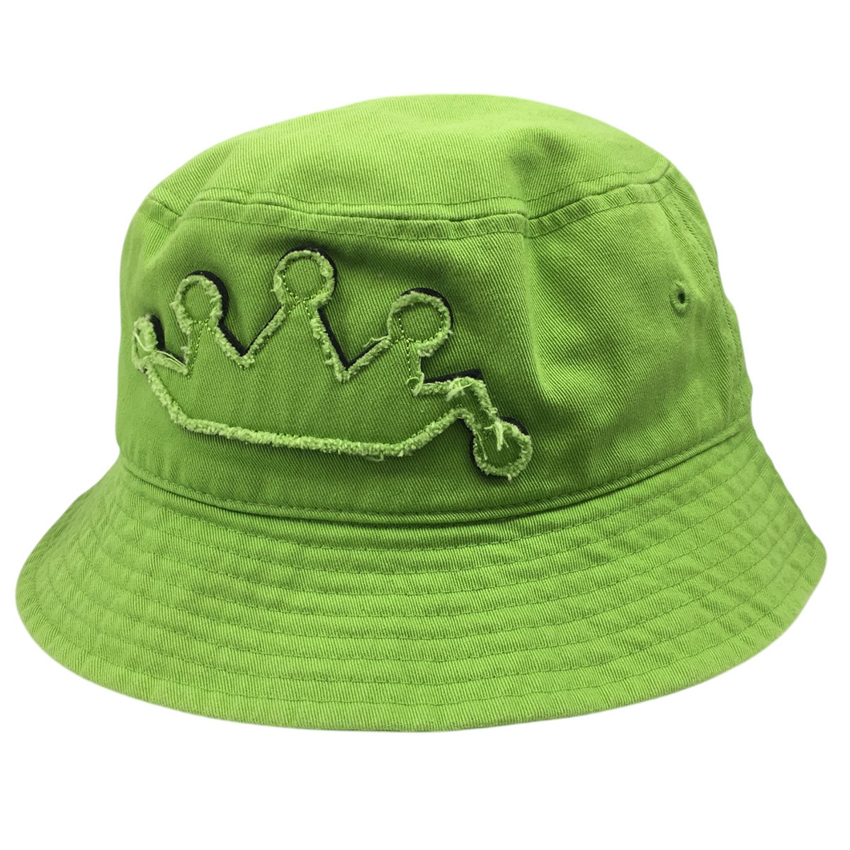 【中古】 stussy クラウン バケットハット 帽子 ライトグリーン サイズ：L/XL 60CM 【価格見直し】