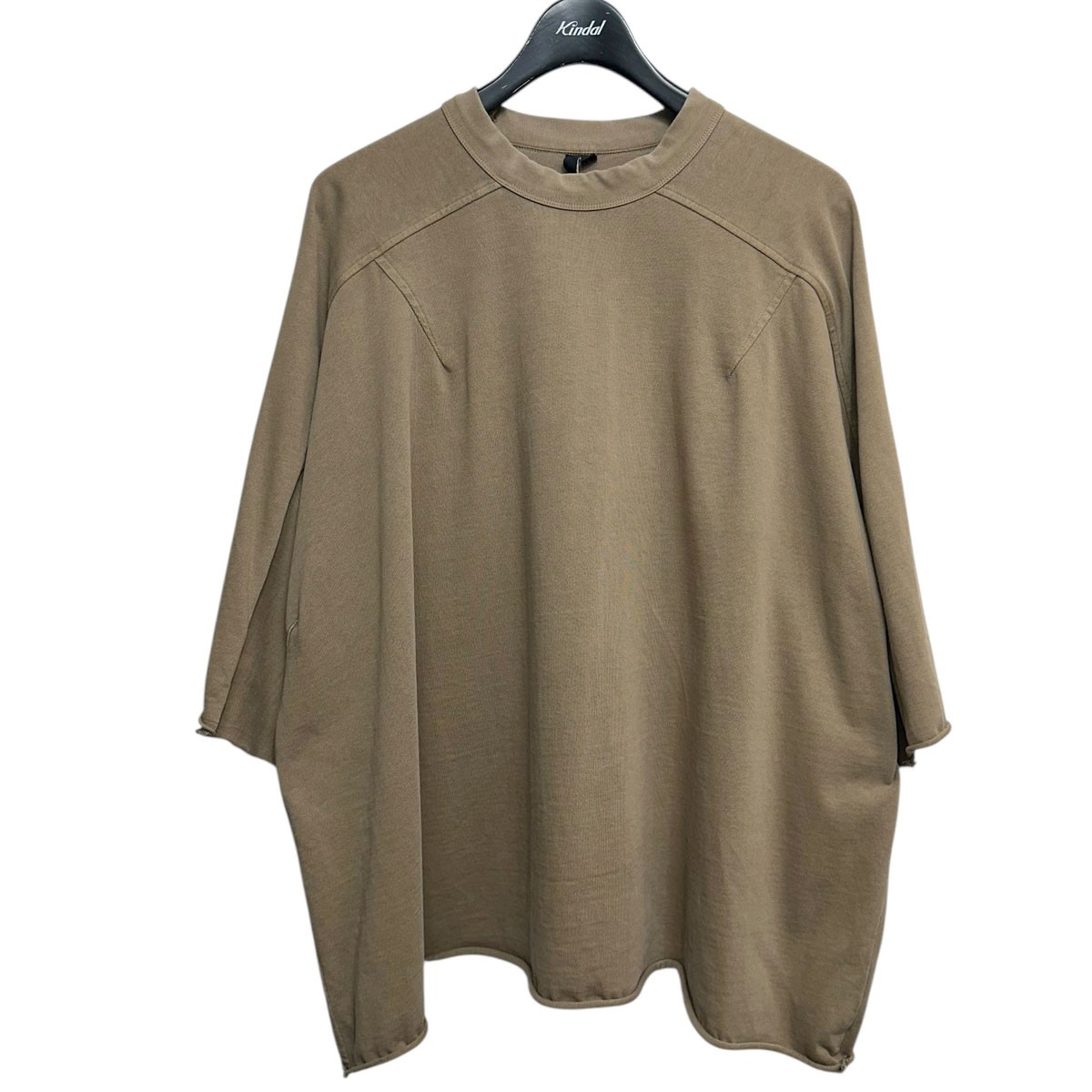 【中古】 ENTIRE STUDIOS　 HEAVY DART TEE ラグランスリーブ半袖カットソー ES2487 ベージュ系 サイズ：XL 【040326】（エンタイアスタジオ）