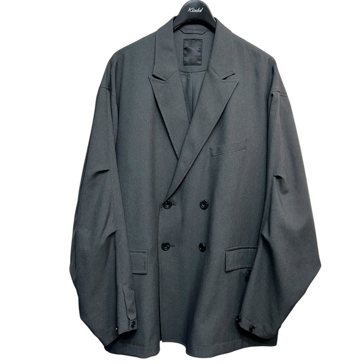 【中古】 DAIWA PIER39　 TECH DOUBLE-BREASTED JACKET テックダブルブレストジャケット BJ-53023 グレー サイズ：L 【040326】（ダイワピア39）