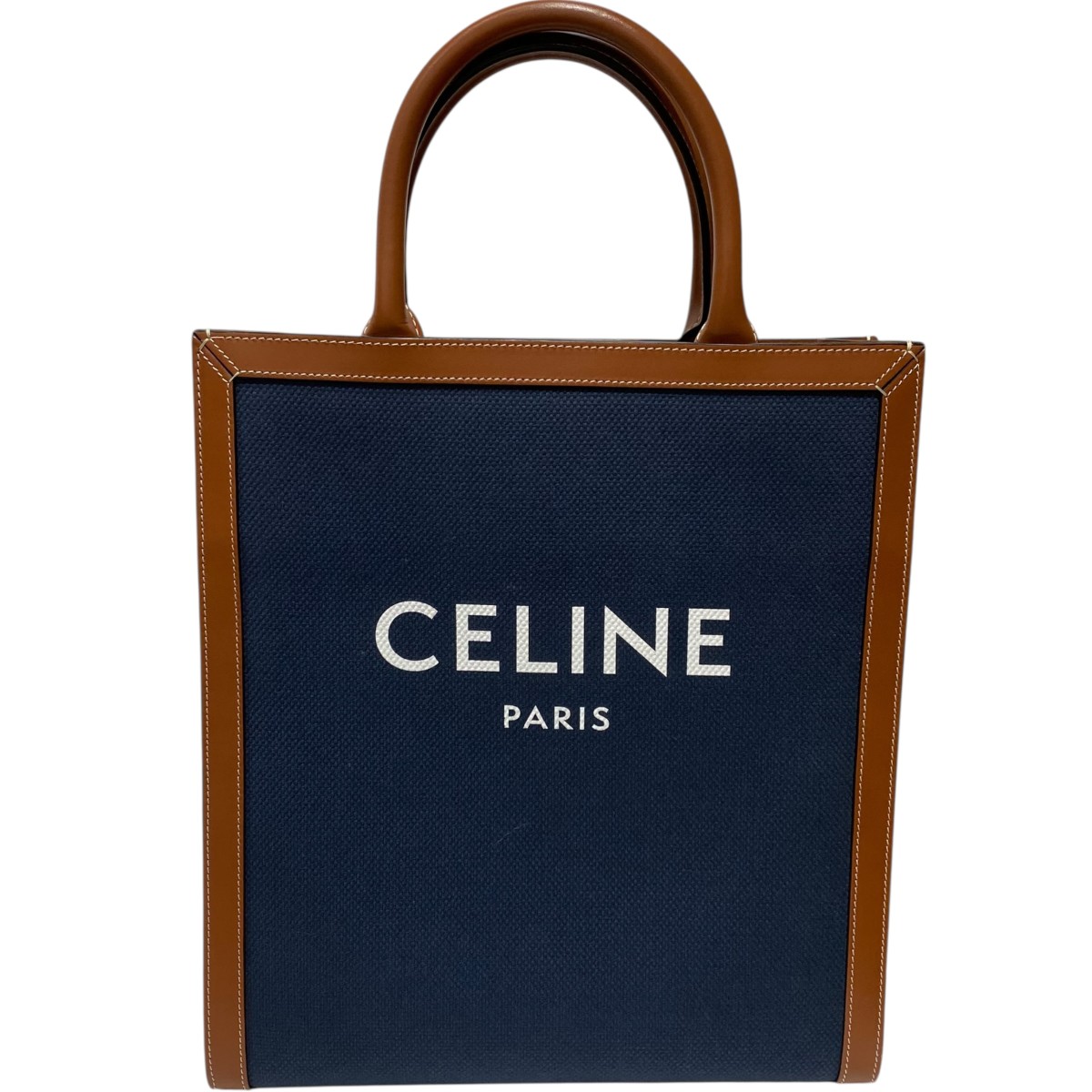 【中古】CELINE バーティカルカバキャンバス F-LM-3210 米国海軍 【040326】（セリーヌ）