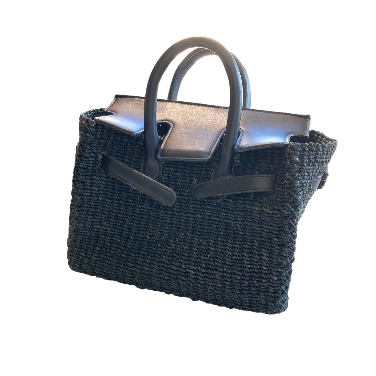 【中古】 SEA　 BASKET BAG カゴバッグ ブラック 【050326】（シー）