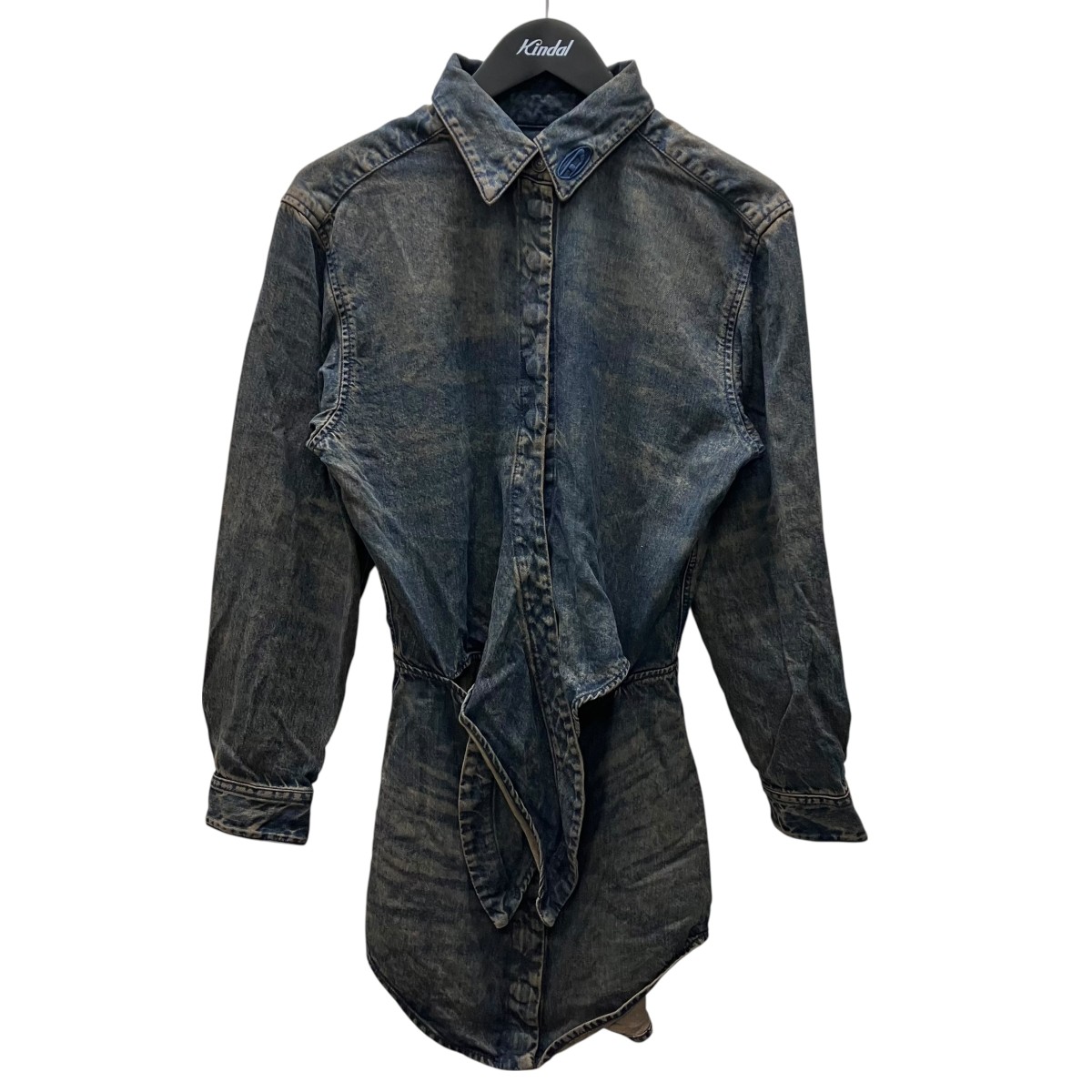 【中古】DIESEL　Dress in fluid denim デニムドレス D-SUSAN-S グレー サイズ：XXS 【050326】（ディーゼル）｜ブランド古着のカインドオル
