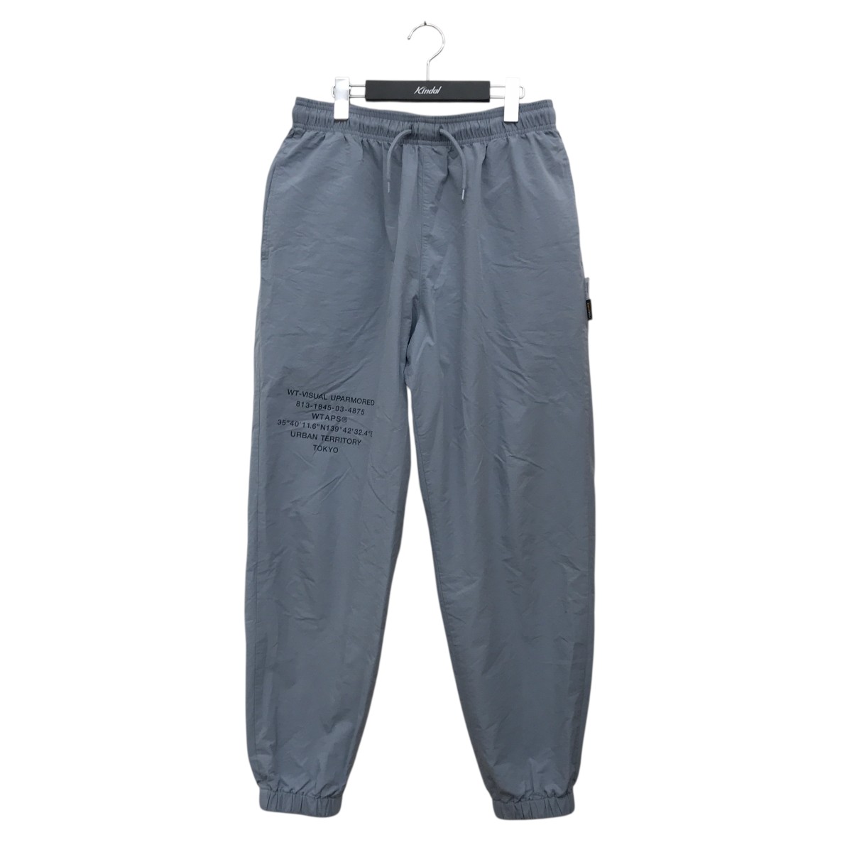 【中古】 WTAPS SPST2002 TROUSERS NYCO． RIPSTOP． CORDURAR ジョガーパンツ 251CWDT-PTM04 ブルーグレー サイズ：02 【価格見直し】 12,527円