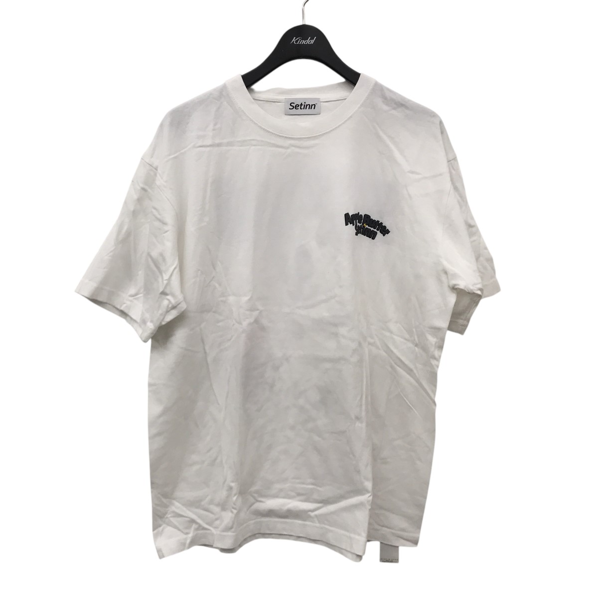 【中古】 Setinn×applebutterstore　 プリントTシャツ 86-04-0765-620 ホワイト サイズ：XL 【050326】（セットイン）