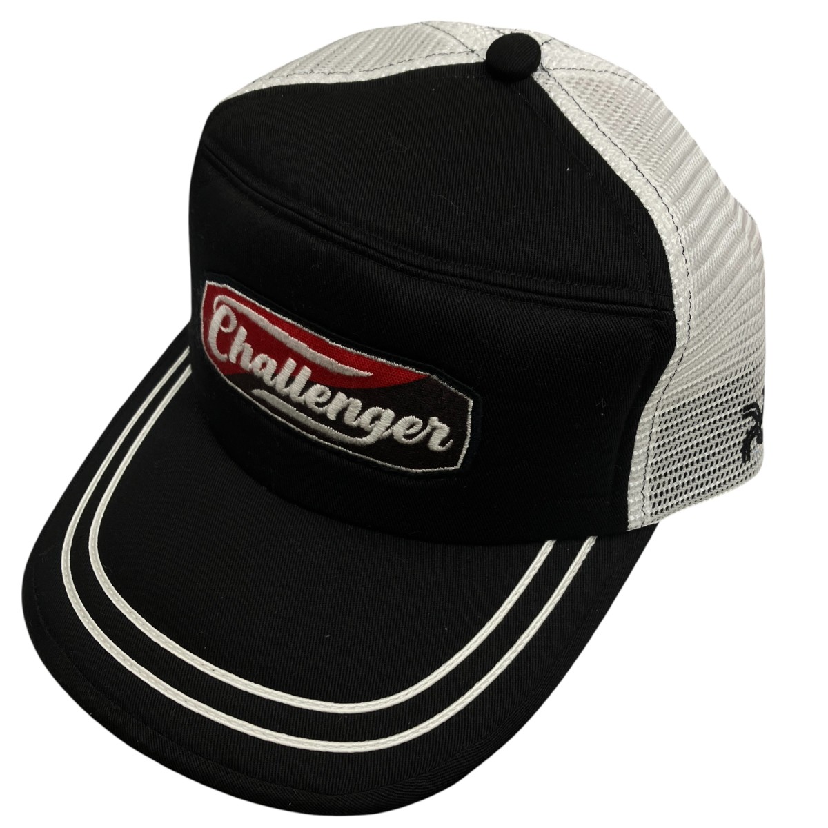【中古】 CHALLENGER　 TWO TONE LOGO CAP キャップ ブラック×ホワイト 【060326】（チャレンジャー）