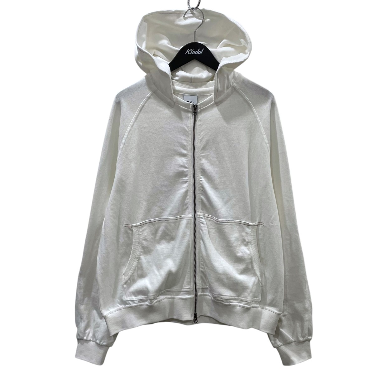 【中古】<br>SAN SAN GEAR<br>ジップアップ後付けパーカー SG25-02A-A01 ホワイト サイズ：2<br>【価格見直し】