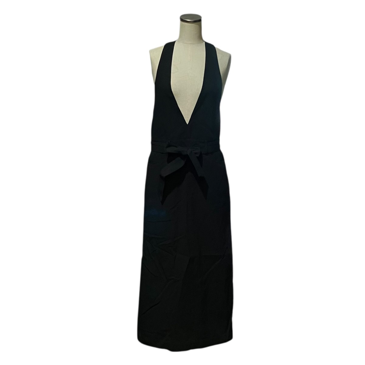【中古】 CLANE HALTER NECK LOW WAIST ONEPIECE ホルターネックワンピース 18112-5252 ブラック サイズ：0 【価格見直し】