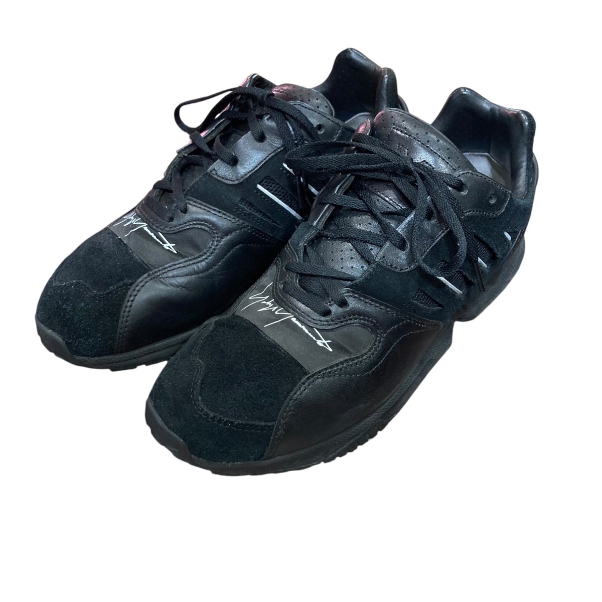 【中古】 Y-3 ZX RUN スニーカー EF2558 ブラック サイズ：27.5cm 【価格見直し】