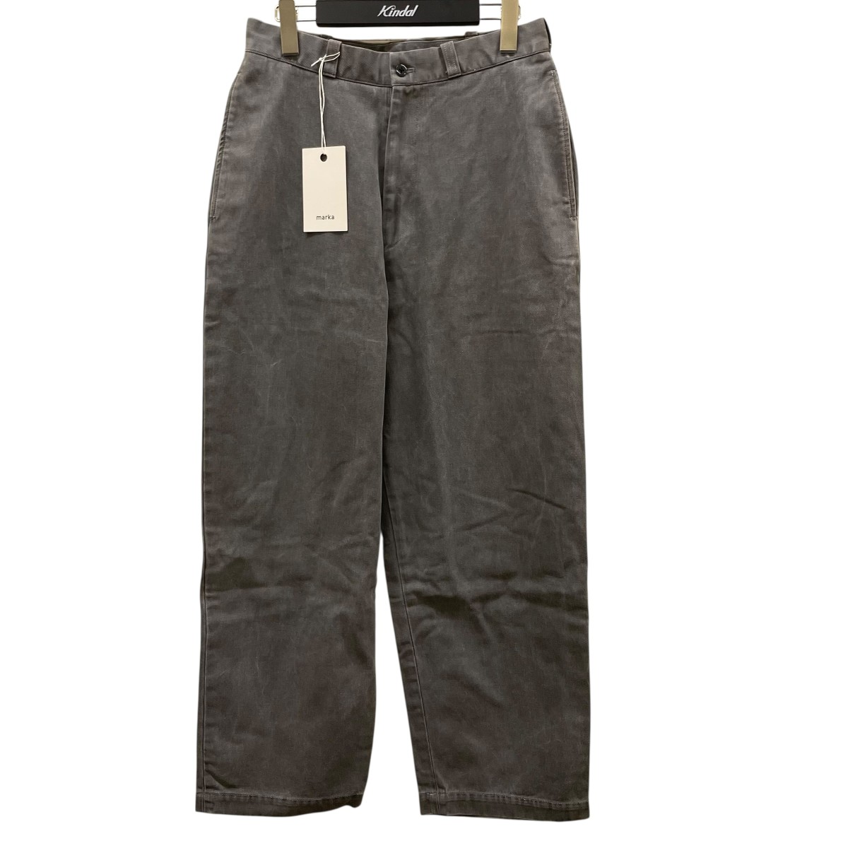 【中古】 MARKA U.S.ARMY CHINO TROUSERS PIGMENT BLACK コットンパンツ M24D05PT11C グレー サイズ:1 【050326】(マーカ)