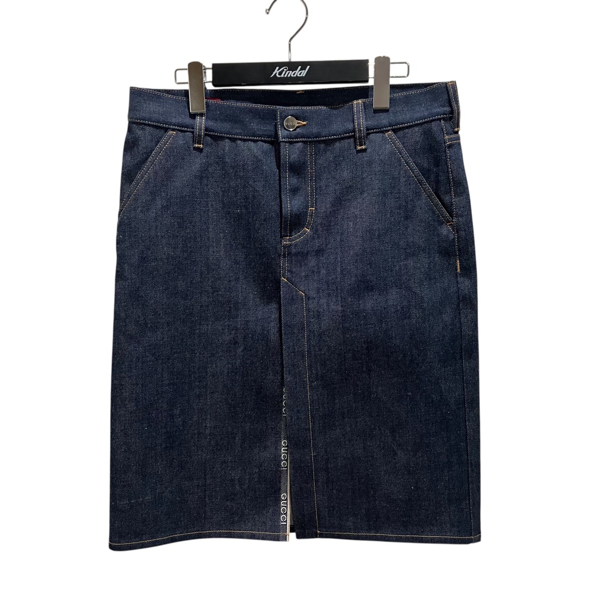 【中古】 GUCCI　 デニムスカート 812719 インディゴ サイズ：40 【060326】（グッチ）