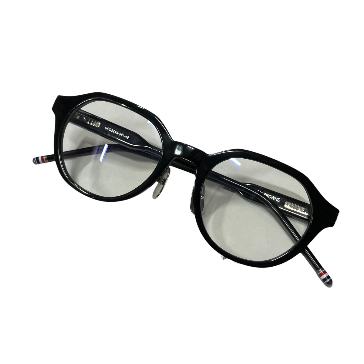 【中古】 Thom Browne　 眼鏡 ブラック サイズ：49□21-148 【060326】（トム・ブラウン）