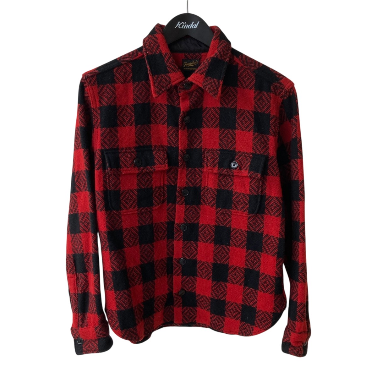 【中古】TENDERLOIN バッファローチェックシャツ 赤いこと 大いさ：XS 【070326】（アンダーカット） その他-メンズファッション-トップス